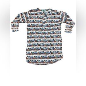 Vintage 90s Y2k BIG DOGS SOUTH BARK Oversized Pajama Gown Women Size S/M RARE